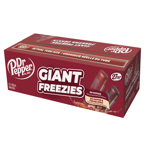 Dr Pepper Freeze Pops