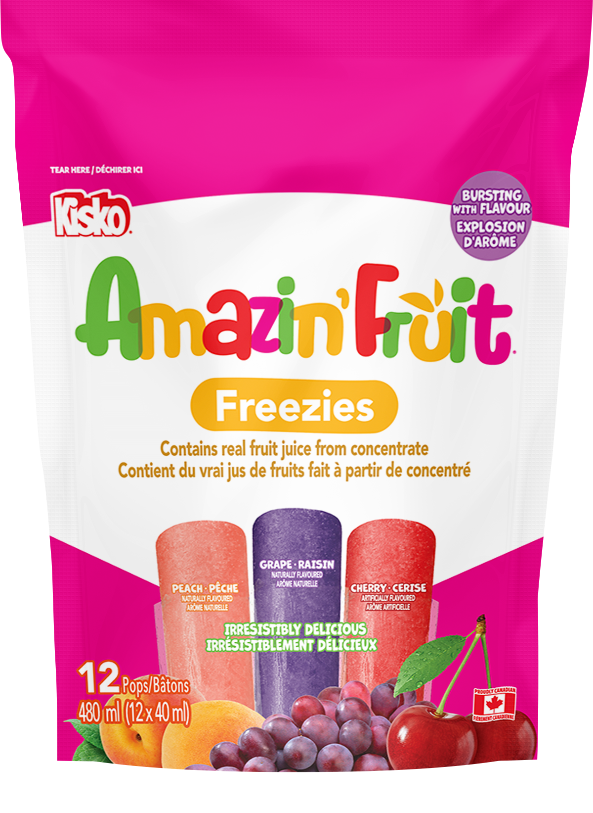 Kisko Amazin' Fruit Freezies (Grape)
