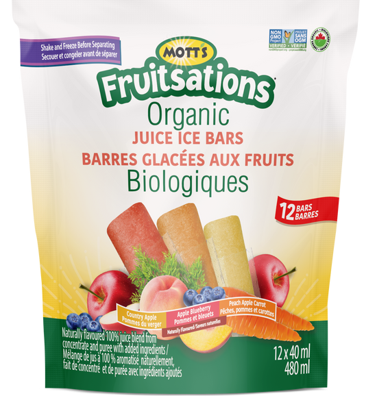 Barres de glace au jus de fruits Mott's