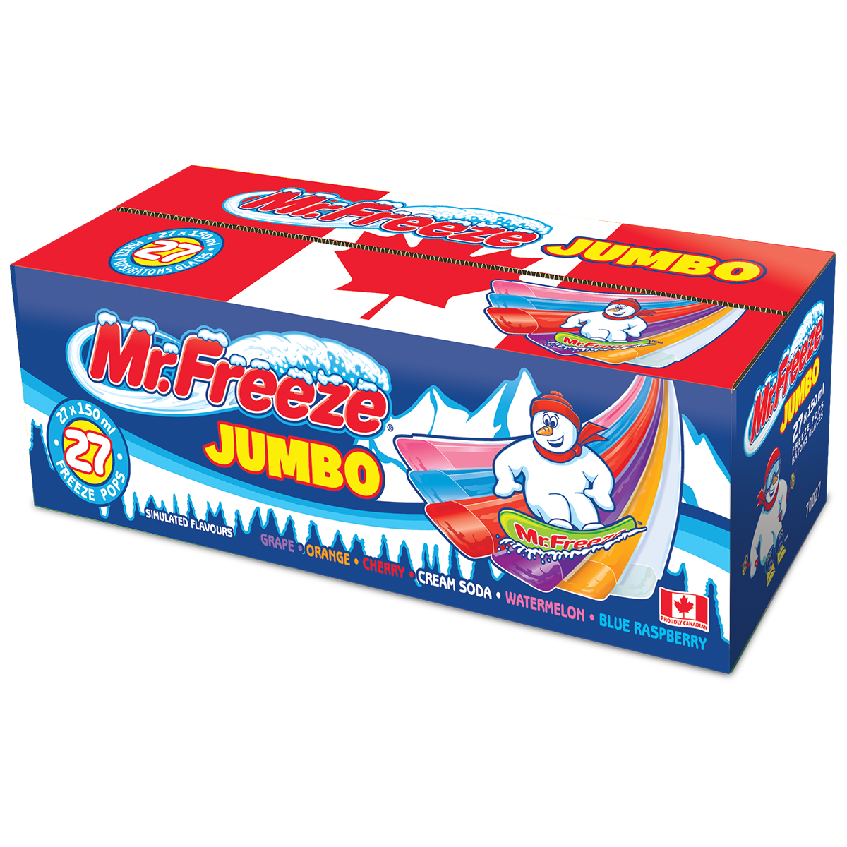 Mr. Freeze Jumbo Freeze Pops