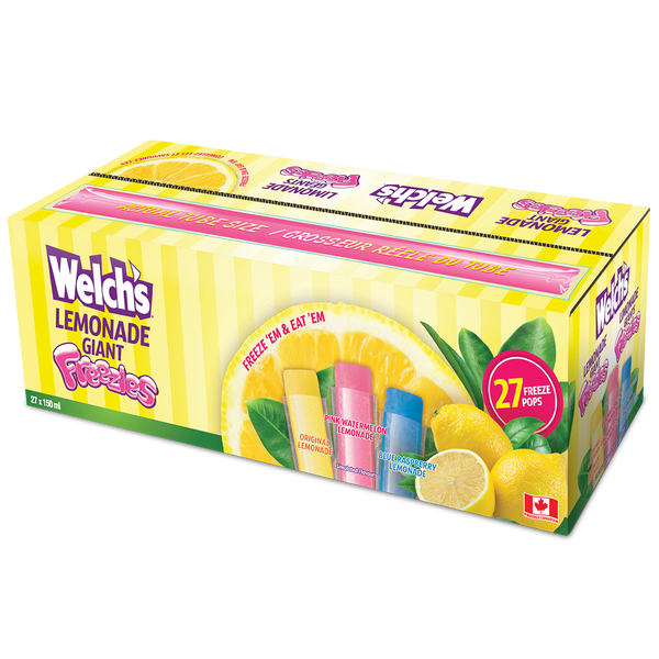 Welch's Giant Lemonade Freeze Pops